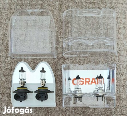 Gépkocsi halogén izzók 2 db H7 és 2 db HB4, újszerű