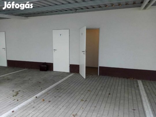 Gépkocsibeálló + tároló a belvárosban kiadó