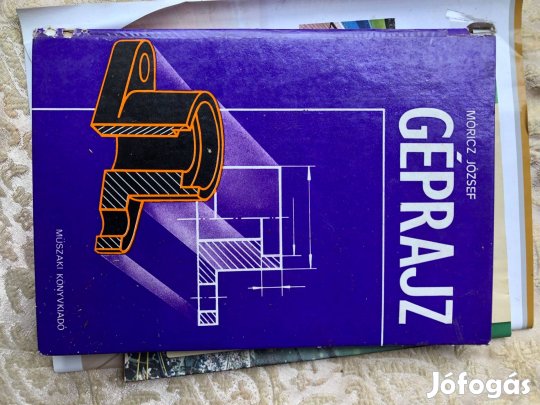 Géprajz könyv, tankönyv 1500 ft