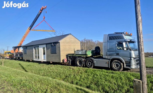 Gépszállítás Mobilház Modulház Túlméretes Túlsúlyos Szállítás Daruzás
