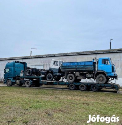 Gépszállítás Túlméretes Túlsúlyos Mobilház Szállítás Fuvar Daruzás