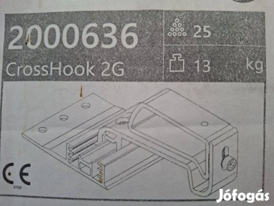 Gerard napelemes tartószerkezet, tetőkampó