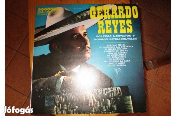 Gerardo Reyes bakelit hanglemez eladó