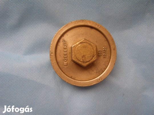 Gerebit csődugó, végdugó, vakdugó, sárgaréz idom