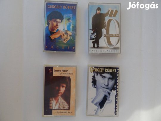 Gergely Róbert Műsoros Audió Kazetták 4 Darab Egyben Eredeti