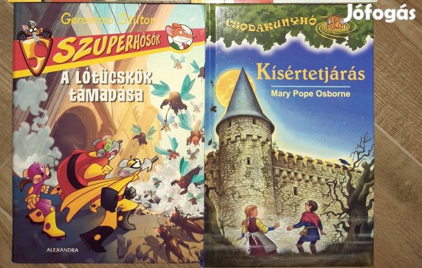 Geronimo Stilton, Kísértetjárás c. gyerekkönyvek 599 Ft