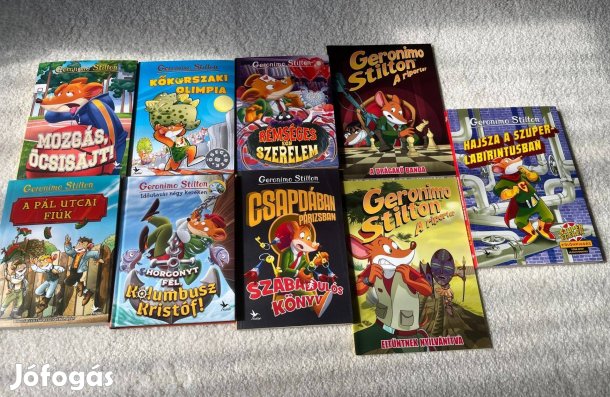 Geronimo és Tea Stilton könyvcsomag (9 db)