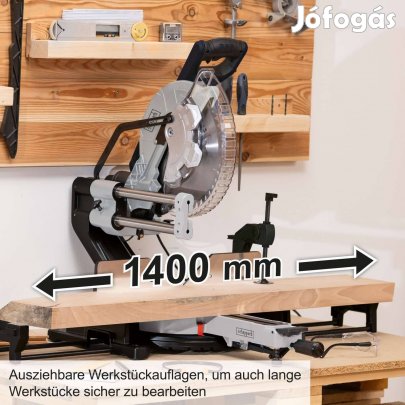 Gérvágó fűrész Scheppach Kzgs310PS-BE Vágási magasság 180 x 340 mm