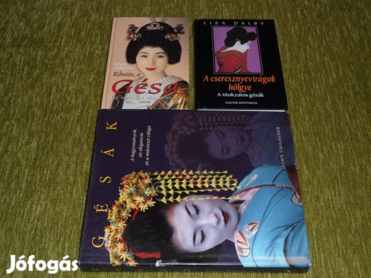 Gésák könyvcsomag három könyvből