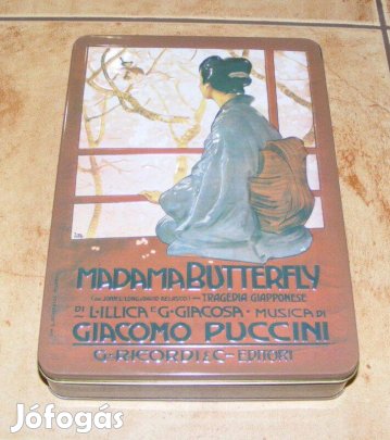 Gésás fémdoboz, díszdoboz