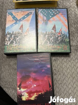 Gettysburg 1-3 vhs pakk nagytok kaland