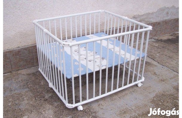 Geuther összecsukható gurulós babaágy kiságy járóka baba kis ágy
