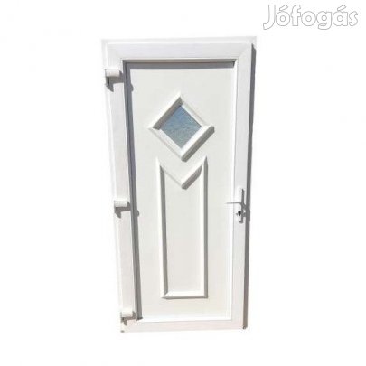 Ghana - Műanyag bejárati ajtó  /98x208/ Fehér