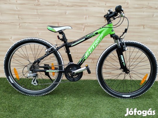 Ghost Powerkid 24-es aluvázas gyermek kerékpár. 