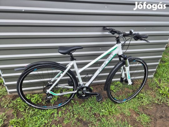 Ghost cross 28 nöi alu fehér trekking kerékpár bicikli tárcsafék