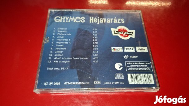 Ghymes Héjavarázs Cd 2002 Folk - Rock