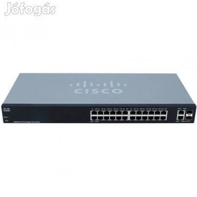 Giga ajánlat! Cisco SG220-26-K9 50 portos switch számlával, garanciáva
