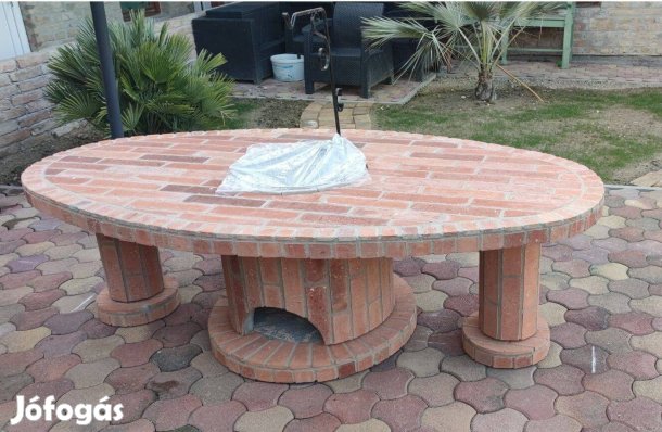 Giga bográcsozó, ovális 220cm