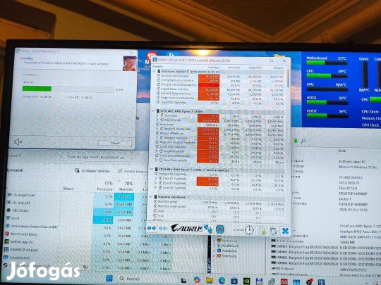 Gigabyte B450 Aorus Elite V2 kishibás,