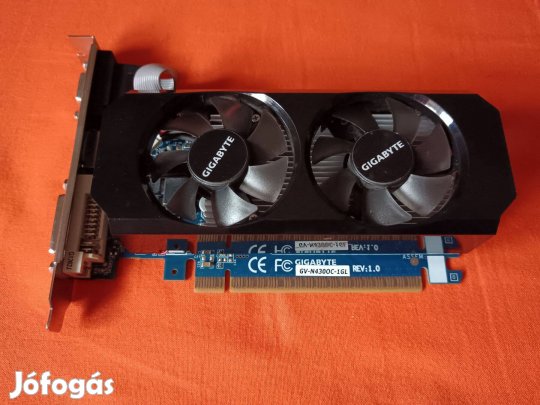 Gigabyte GV-N430OC 1GB Gddr3 videokártya