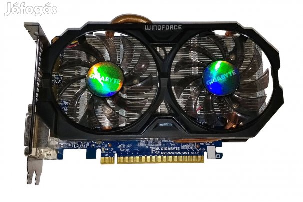 Gigabyte Geforce Gtx750 Ti OC 2GB 128bit Gddr5 PCI-E videókártya