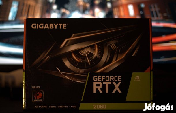 Gigabyte Geforce Rtx 2060 6GB Videókártya