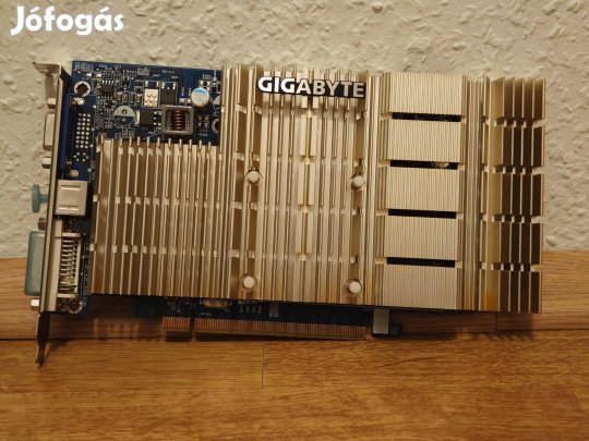 Gigabyte Radeon X1550 (GV-RX155256D-RH) Hibátlan, Passzív hűtés!