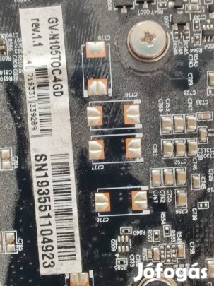 Gigabyte geforce 1050TOC 4 GB videókártya