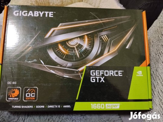 Gigabyte nvidia geforce gtx 1660 super oc Eladó!