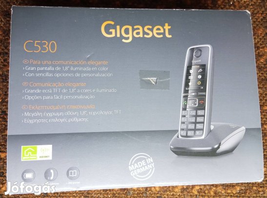 Gigaset C530 Hordozható vezeték nélküli telefon (Gyári dobozában)