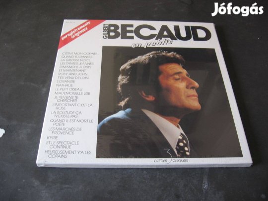 Gilbert Becaud Trpla Nagylemez Bontatlan