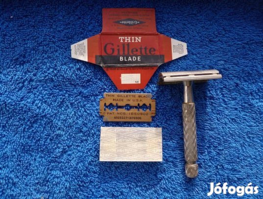 Gillette England Hagyományos Borotva Boston USA Borotvapenge 1938 Év