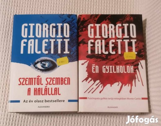 Giorgio Faletti: Szemtől szemben a halállal & Én gyilkolok / Krimi