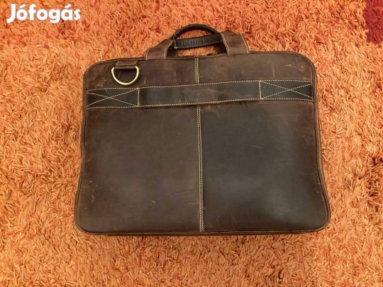 Giorgio carelli barna bőr laptoptáska