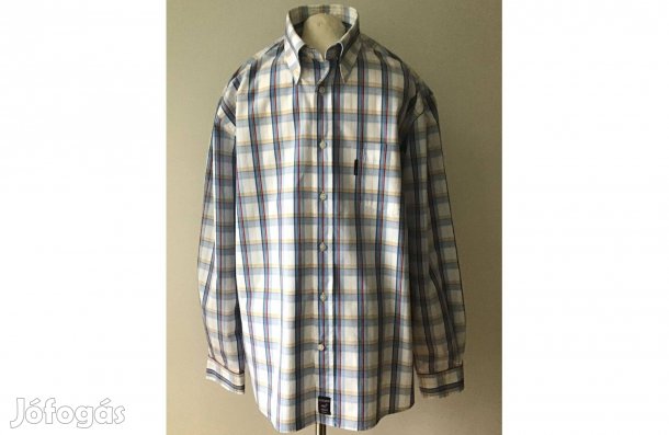Giovanni Galli - pamut, kockás, férfi ing XL-es (Hibátlan)