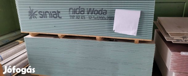 Gipszkarton Gkbi zöld impregnállt - eladó