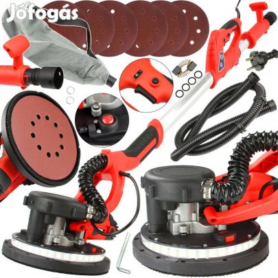 Gipszkarton csiszoló Zsiráf 2000W LED-es 225mm ( Porzsákkal ) - M90205