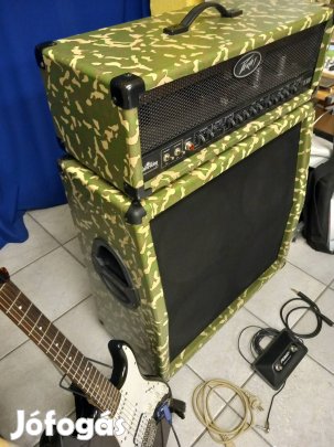 Gitár erősítő Csöves Peavey vk 100.W. és 412 gitárládával eladó !