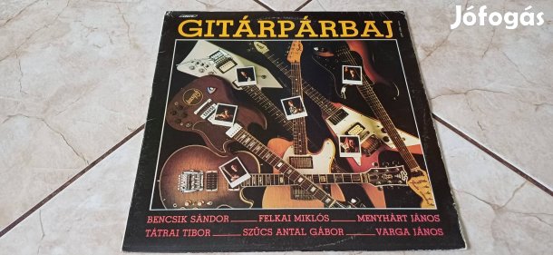 Gitárpárbaj bakelit hanglemez