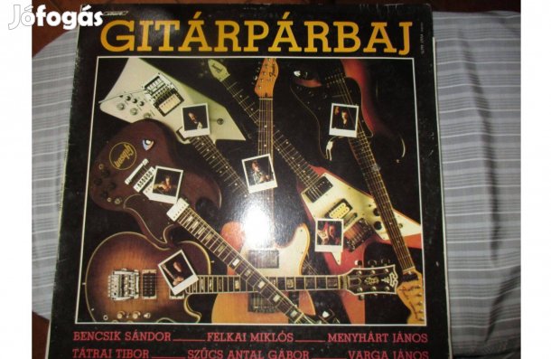 Gitárpárbaj bakelit hanglemez eladó