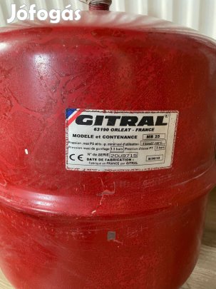 Gitral 25 literes tágulási tartály