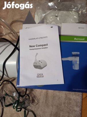 Gka New Compact inhalátor Dobozában, leírással