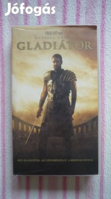 Gladiator I. videókazetta VHS videó kazetta Russel Crowe Gyűjteménybe
