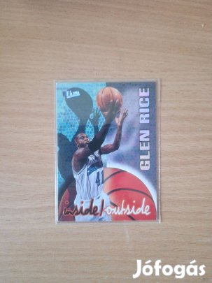 Glen Rice Fleer Ultra 1997-98 Inside/Outside #10of15I/O kosaras kártya