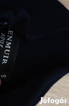 Glenmur sportos sötétkék golfmárkás férfi mellény uj S