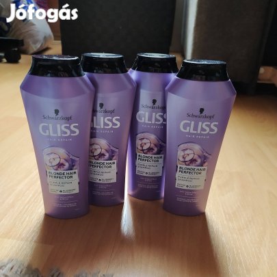 Gliss Blonde hair perfector - sampon szőke hajra Új!