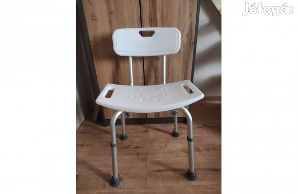 Gmed Zuhanyzó ülőke (zuhanyszék), állítható magasság, háttámlás