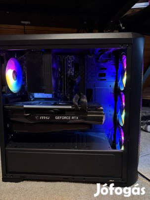 Gmer Gép: Ryzen 7600X / 32GB DDR5 / 1TB Nvme / Rtx  3070 + Garancia