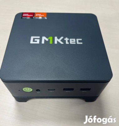 Gmktec K6 mini PC eladó, dobozában, minden tartozékával