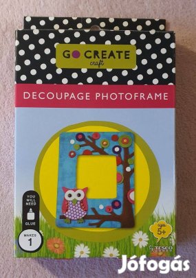 Go Create dekupázs fotókeret